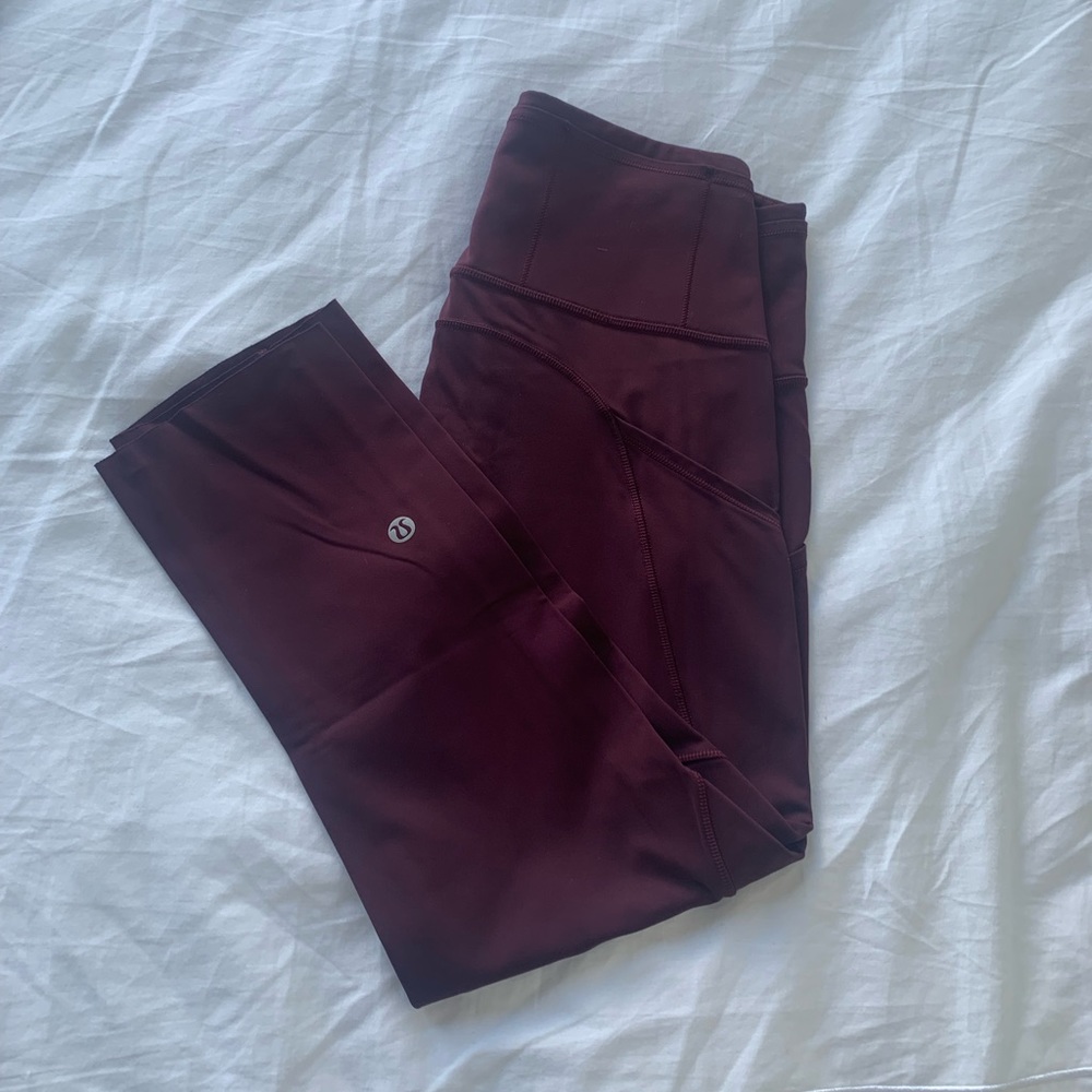 Lululemon Fast and Free High-Rise Crop legging